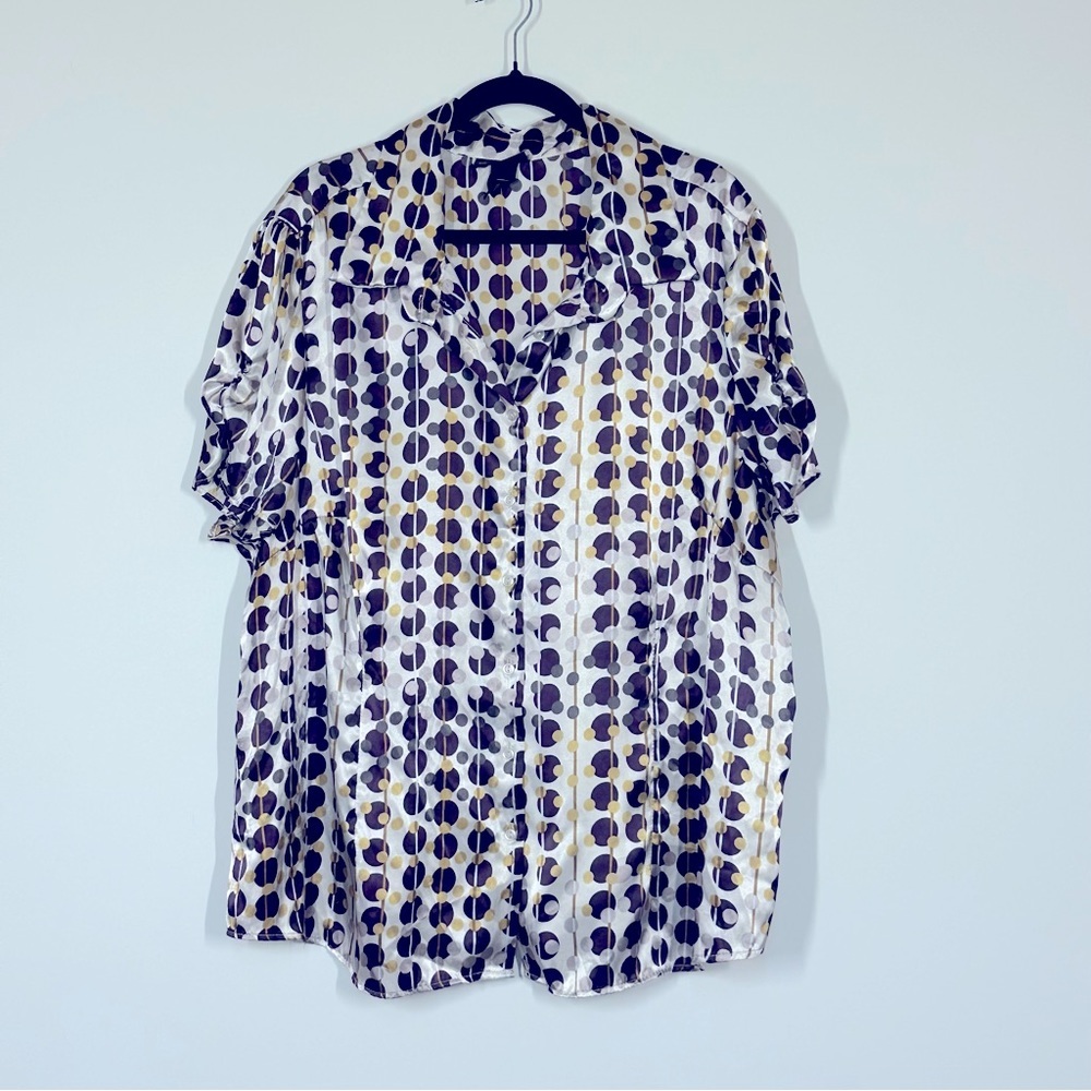 Lane Bryant Short Sleeve Blouse